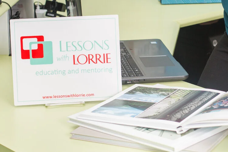 Forever Lorrie Logo on Desk