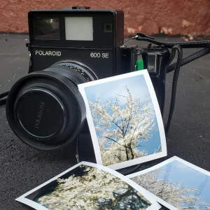 Polaroid Camera with photo